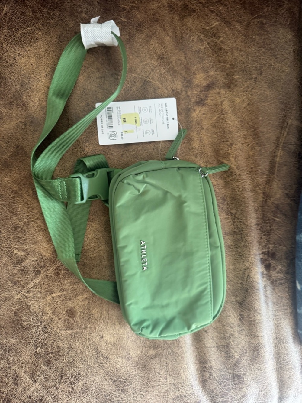 Athleta Women’s Olive Green Crossbody Sling Bag